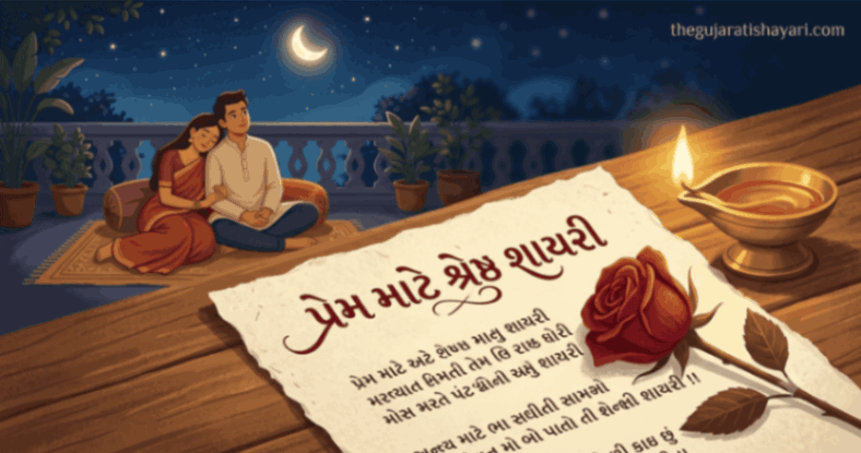 Best Shayari for Love in Gujarati