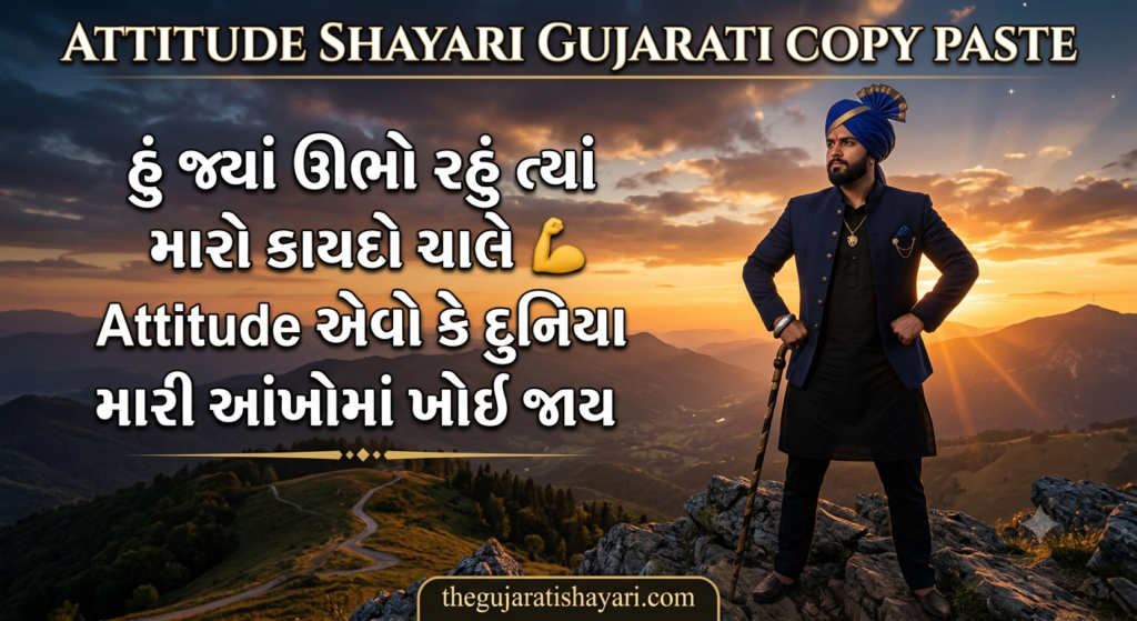 Attitude Shayari Gujarati Copy Paste