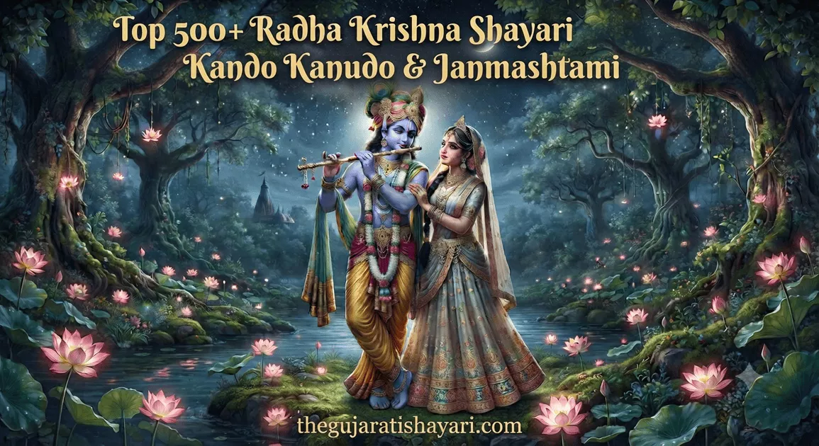 Radha Krishna Shayari Gujarati